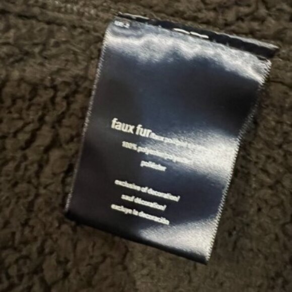 Tommy Hilfiger Jacket Women's Hooded Fleece Faux Fur Sherpa Zip Size Large - Picture 3 of 6